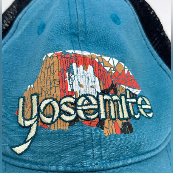 Yosemite Trucker Mesh Adjustable Ball cap Hat - Picture 3 of 6